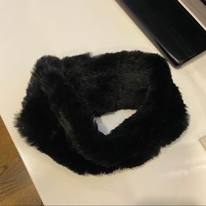 Real Fur ear warmer headband